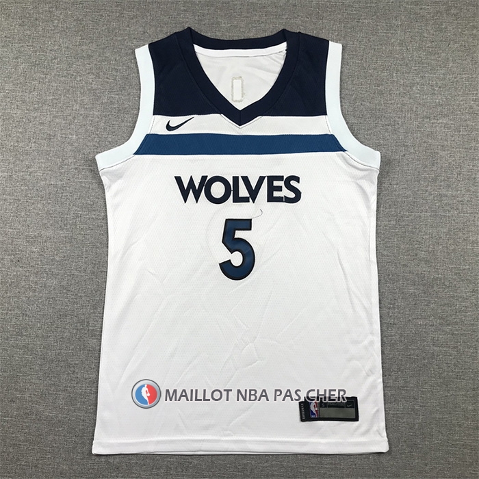 Maillot Enfant Minnesota Timberwolves Anthony Edwards Association 2022-23 Blanc